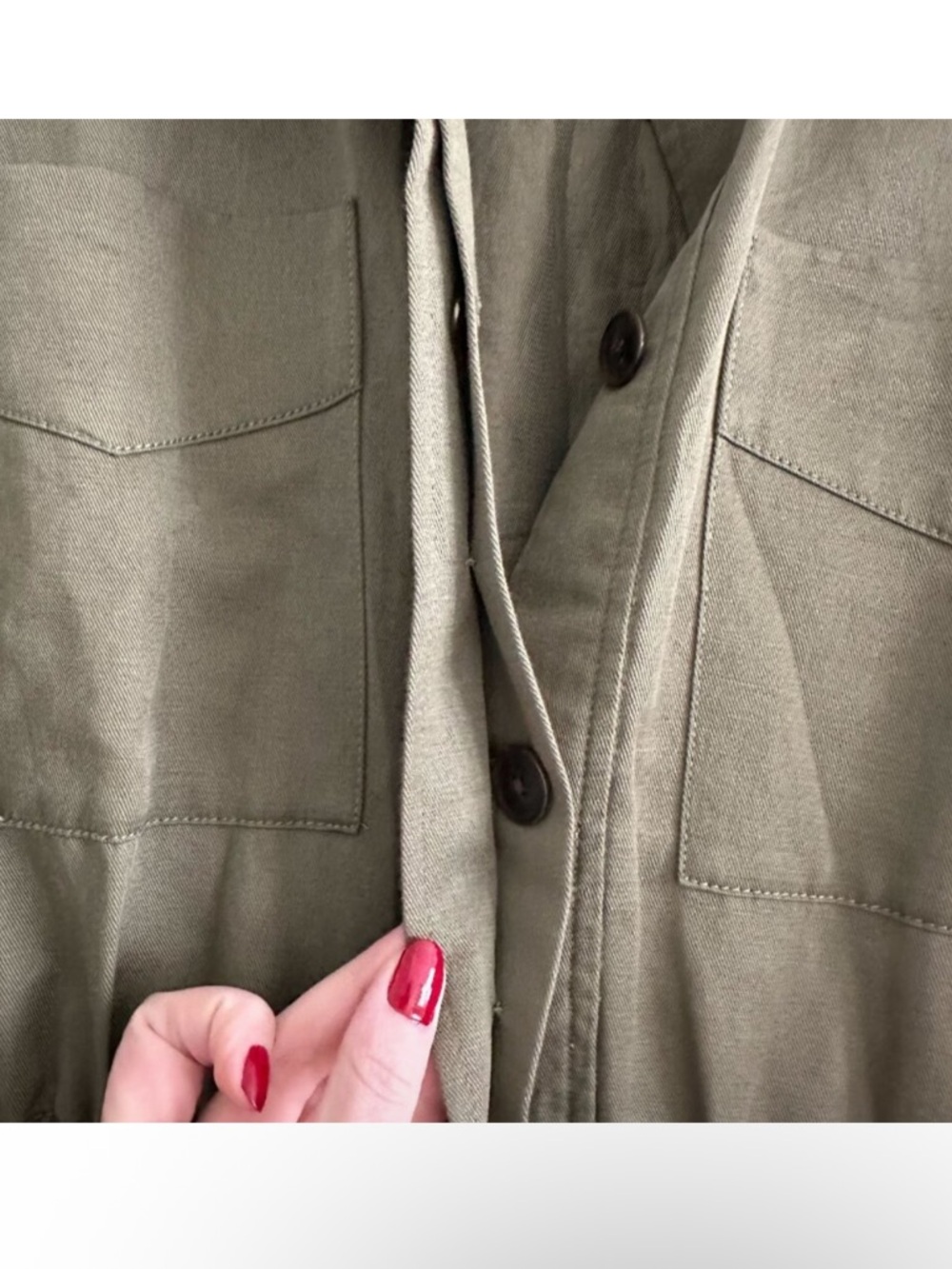 Banana Republic Lucia Cotton Linen Jacket in Desert Thyme Green Size Small - Picture 10 of 14
